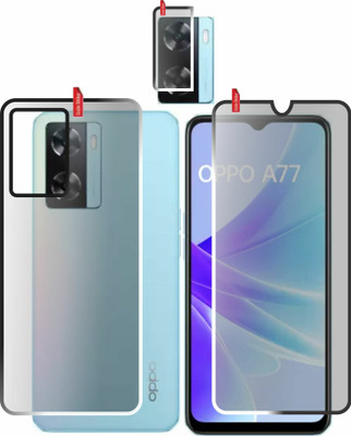 chakoor Front and Back Screen Guard for OPPO A77,Oppo A77S(Pack of 3)