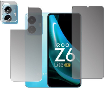 chakoor Front and Back Screen Guard for IQOO Z6 Lite 5G(Pack of 3)
