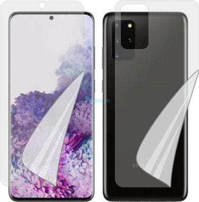 Fasheen Front and Back Screen Guard for SAMSUNG GALAXY S20 PLUS (Edge To Edge TPU Covers Curved Edges)(Pack of 2)
