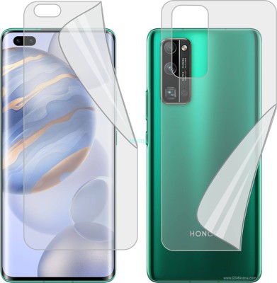 ZINGTEL Front and Back Screen Guard for HUAWEI HONOR MATE 30E PRO (Edge To Edge TPU Covers Curved Edges)(Pack of 2)