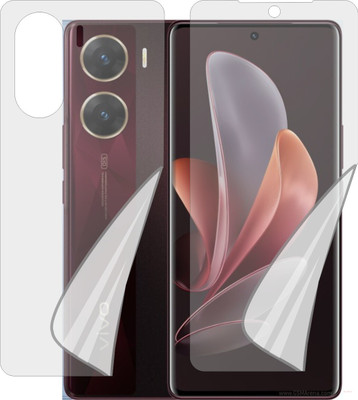MOBART Front and Back Tempered Glass for VIVO V29E 5G (Edge To Edge TPU Full Coverage)(Pack of 1)