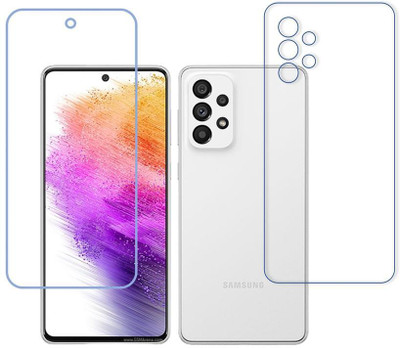 DVTECH Front and Back Screen Guard for 9H Samsung Galaxy A73 5G(Pack of 1)