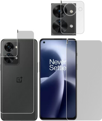 chakoor Front and Back Screen Guard for Oneplus Nord 2T 5g(Pack of 3)
