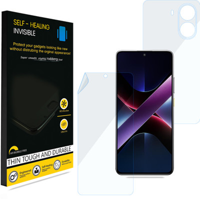 Gadgets Protector Front and Back Screen Guard for Xiaomi Poco X7 Pro, Screen Protector / Body Protector, with installation kit(Pack of 1)