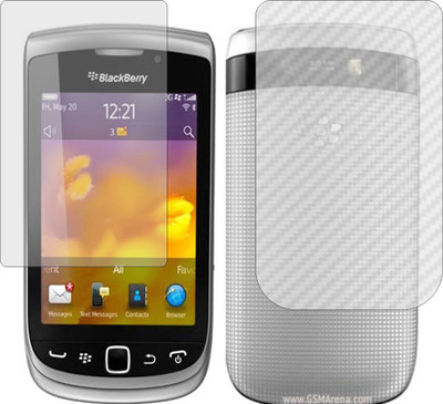 ZINGTEL Front and Back Screen Guard for BLACKBERRY 9810 (Front Matte Finish & Back 3d Carbon Fiber)(Pack of 2)