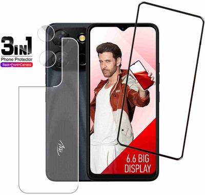 Olonga Front and Back Screen Guard for ITEL A60(Pack of 2)