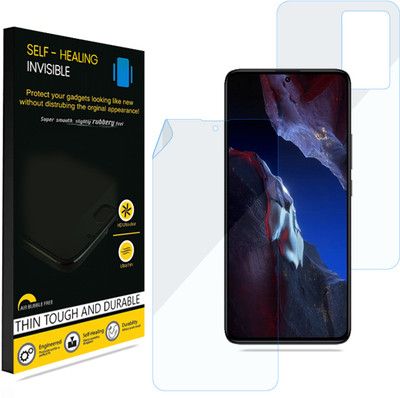 KUBERAN Front and Back Screen Guard for Xiaomi Poco F5 Pro, Invisible Screen Protector / Body Protector, Scratch Guard(Pack of 1)