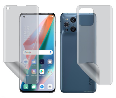 TELTREK Front and Back Screen Guard for OPPO FIND X3 5G (Edge to Edge Full Screen Protector)(Pack of 1)