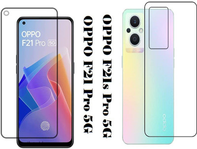 LIKEDESIGN Front and Back Screen Guard for OPPO F21 Pro 5G, OPPO F21s Pro 5G, [ONLY FOR 5G MOBILE](Pack of 2)