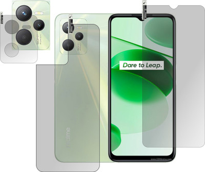 chakoor Front and Back Screen Guard for REALME C35(Pack of 3)