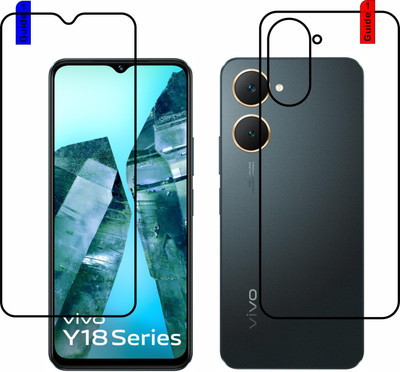 Zoku Protection Front and Back Screen Guard for Vivo Y18 (2.4)(Pack of 2)