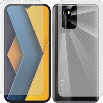 Mobling Front and Back Tempered Glass for I KALL K475(Pack of 2)