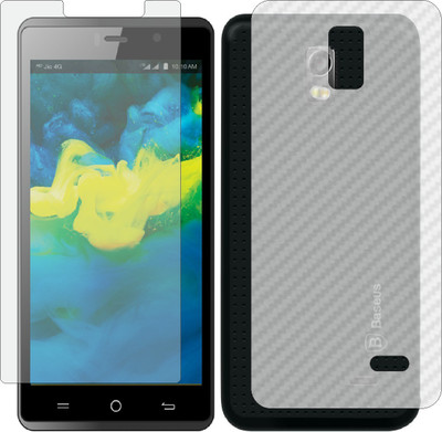 Mobling Front and Back Tempered Glass for LYF Water 10(Pack of 2)