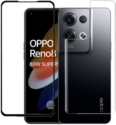 ECMERED Front and Back Screen Guard for Oppo Reno 8, Oppo Reno8, Oppo Reno8 5G(Pack of 1)