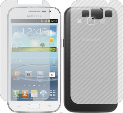 Mobling Front and Back Screen Guard for SAMSUNG GALAXY GRAND QUATTRO (Front 9H Hardness Matte & Carbon Fiber Skin for Back)(Pack of 2)