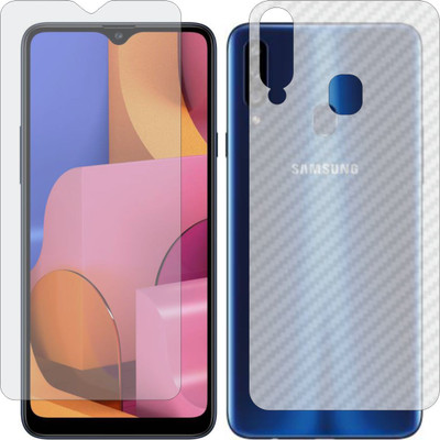 Mobling Front and Back Tempered Glass for SAMSUNG GALAXY A20S(Pack of 2)