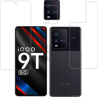 Vatsin Front and Back Screen Guard for iQOO 9T 5G(Pack of 3)