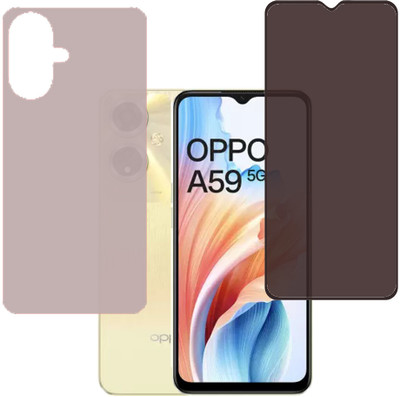 KARTRAY Front and Back Screen Guard for Oppo A59 5G(Pack of 2)