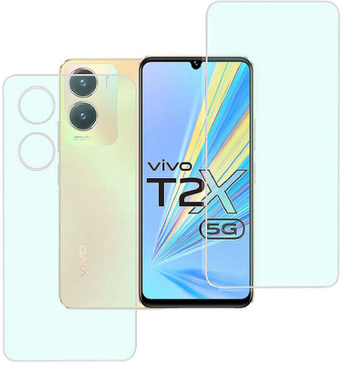MOKPLZ Front and Back Screen Guard for VIVO T2X 5G(Pack of 3)
