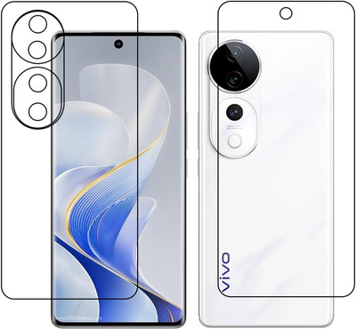 DVTECH Front and Back Screen Guard for Vivo S19 Pro TPU Crystal Clear(Pack of 1)