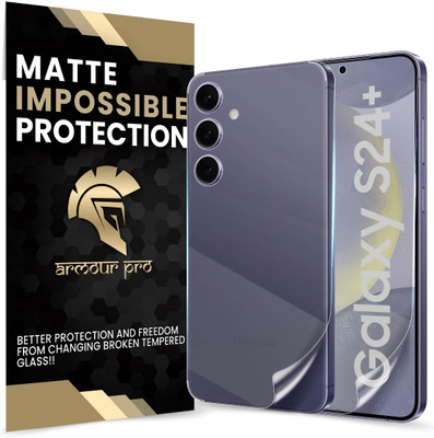 ArmourPro Front and Back Screen Guard for Samsung Galaxy S24 Plus 5G, Samsung S24 Plus 5G, Unbreakable Membrane with Easy Installation(Pack of 2)