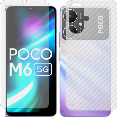 ZINGTEL Front and Back Screen Guard for Poco M6 5G(Pack of 2)