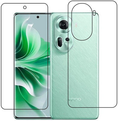 DVMART Front and Back Screen Guard for TPU Oppo Reno11(Pack of 1)