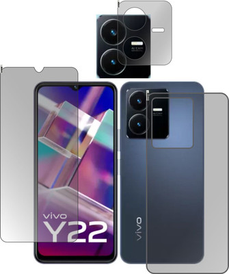 chakoor Front and Back Screen Guard for Vivo Y22(Pack of 2)