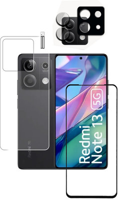 FINCH Front and Back Screen Guard for REDMI NOTE 13 5G, XIAOMI REDMI NOTE 13 5G, MI NOTE 13 5G, REDMI NOTE 13 5G(Pack of 3)