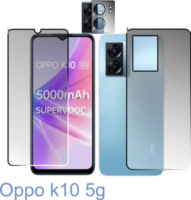 chakoor Front and Back Screen Guard for OPPO K10 5G(Pack of 2)