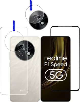 FINCH Front and Back Tempered Glass for Realme P1 5G Speed, P1 5G Speed, Realme P1 Speed(Pack of 3)