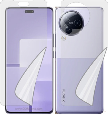 MOBART Front and Back Tempered Glass for XIAOMI CIVI 3 23046PNC9C (Edge To Edge TPU Full Coverage)(Pack of 1)