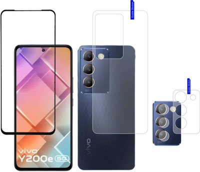 FINCH Front and Back Screen Guard for Y200e 5G, Vivo Y200e 5G(Pack of 3)