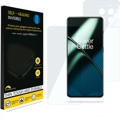 KUBERAN Front and Back Screen Guard for Oneplus 11, Screen Protector / Body Protector, Scratch Guard(Pack of 1)