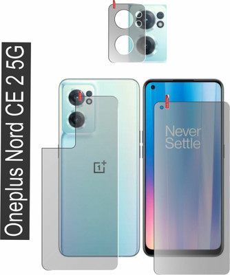 chakoor Front and Back Screen Guard for Oneplus Nord Ce 2 5G(Pack of 3)