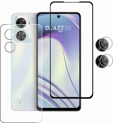 FINCH Front and Back Screen Guard for LAVA BLAZE PRO 5G(Pack of 3)