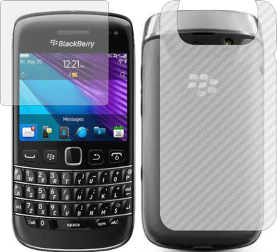 Mobling Front and Back Screen Guard for BLACKBERRY 9790 (Front 9H Hardness Matte & Carbon Fiber Skin for Back)(Pack of 2)