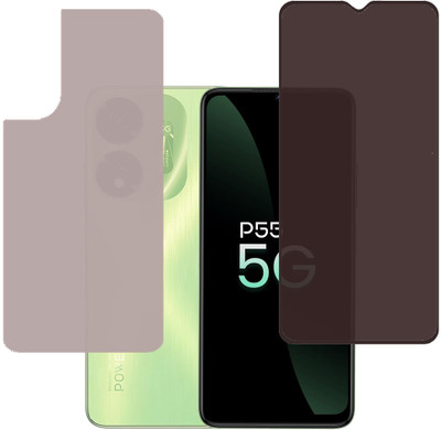 KARTRAY Front and Back Screen Guard for itel P55 5G(Pack of 2)