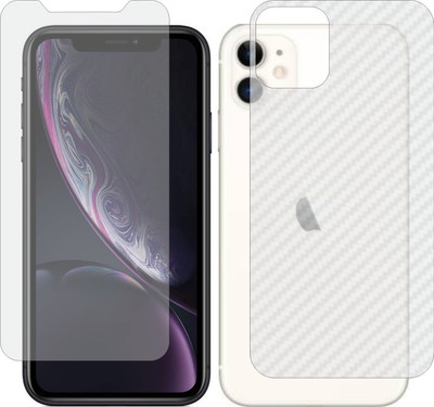 Mobling Front and Back Tempered Glass for I PHONE XI(Pack of 2)