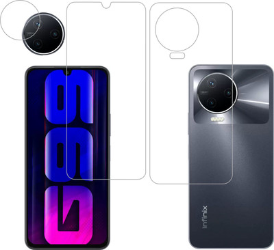 Ten To 11 Front and Back Screen Guard for Infinix Note 12 Pro(Pack of 3)
