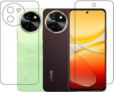 DVMART Front and Back Screen Guard for Vivo T3 9H Crystal Clear(Pack of 1)