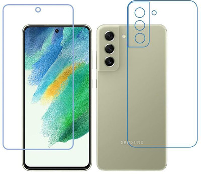 DVTECH Front and Back Screen Guard for 9H Samsung Galaxy S21 FE 5G(Pack of 1)