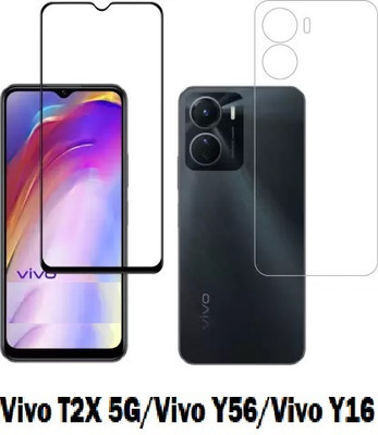 welldesign Front and Back Screen Guard for Vivo T2X 5G, Vivo Y56, Vivo Y16(Pack of 1)