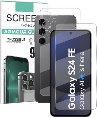 FINCH Front and Back Screen Guard for Samsung Galaxy S24 FE 5G, S24 Fe 5G, S24 Fe 5G, S24 Fe Galaxy, Galaxy S24 fe 5G(Pack of 2)