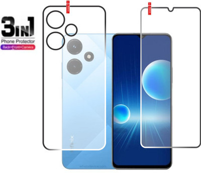 chakoor Front and Back Screen Guard for INFINIX HOT 30i(Pack of 3)