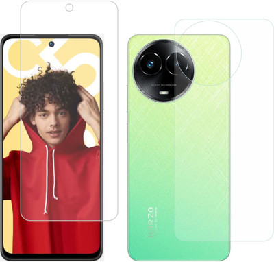 Ten To 11 Front and Back Screen Guard for Realme Narzo 60X 5G(Pack of 2)