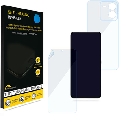 KUBERAN Front and Back Screen Guard for Vivo iQOO Z9, Invisible Screen Protector / Body Protector, Scratch Guard, With installation kit(Pack of 1)