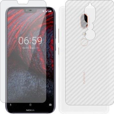 Mobling Front and Back Tempered Glass for Nokia 6.1 Plus(Pack of 2)