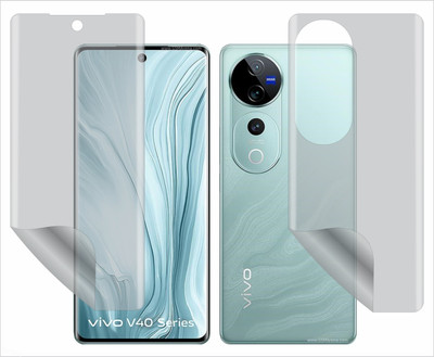 TELTREK Front and Back Screen Guard for Vivo V40 Pro V2347 (Edge to Edge Full Screen Protector)(Pack of 1)