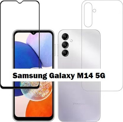welldesign Front and Back Screen Guard for SAMSUNG Galaxy M14 5G, SAMSUNG M14 5G(Pack of 1)